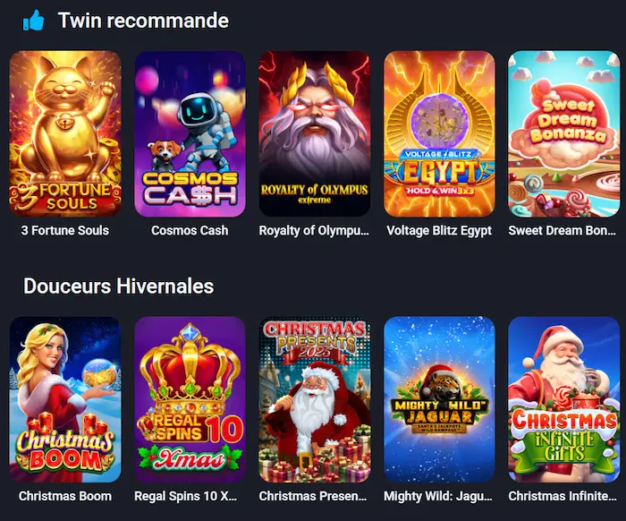 Twin Casino France Jeux